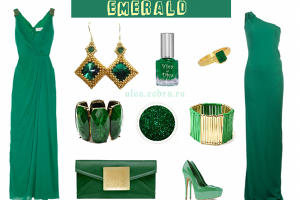 Модные вещи изумрудного цвета