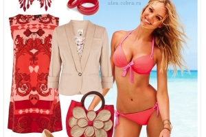 Летний образ 'Лето в красном'