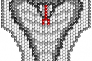 Кобра из бисера схема